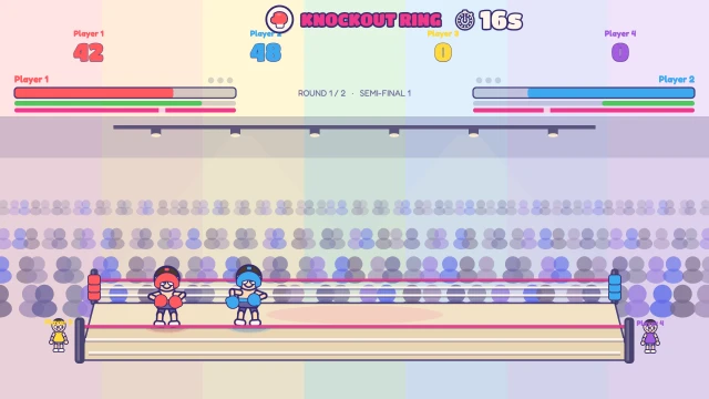 Knockout Ring: Jab, hook, block and land the big one. Three rounds or a knockout!