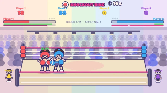 Knockout Ring: Jab, hook, block and land the big one. Three rounds or a knockout!