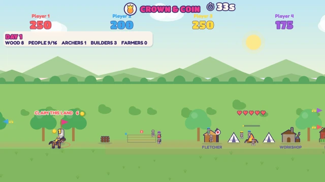 Crown & Coin: Ride out, hire your people, wall the camp. Five nights of siege!