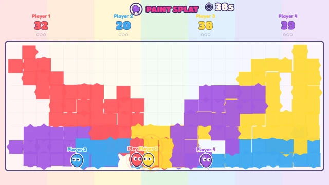 Paint Splat: Drive around and paint the floor. Most tiles wins!